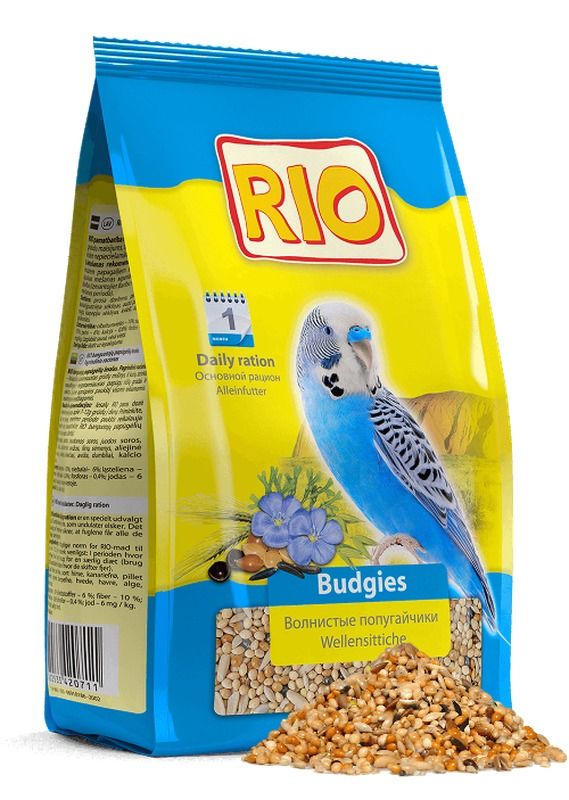 Корм для волнистых попугаев РИО 1 кг