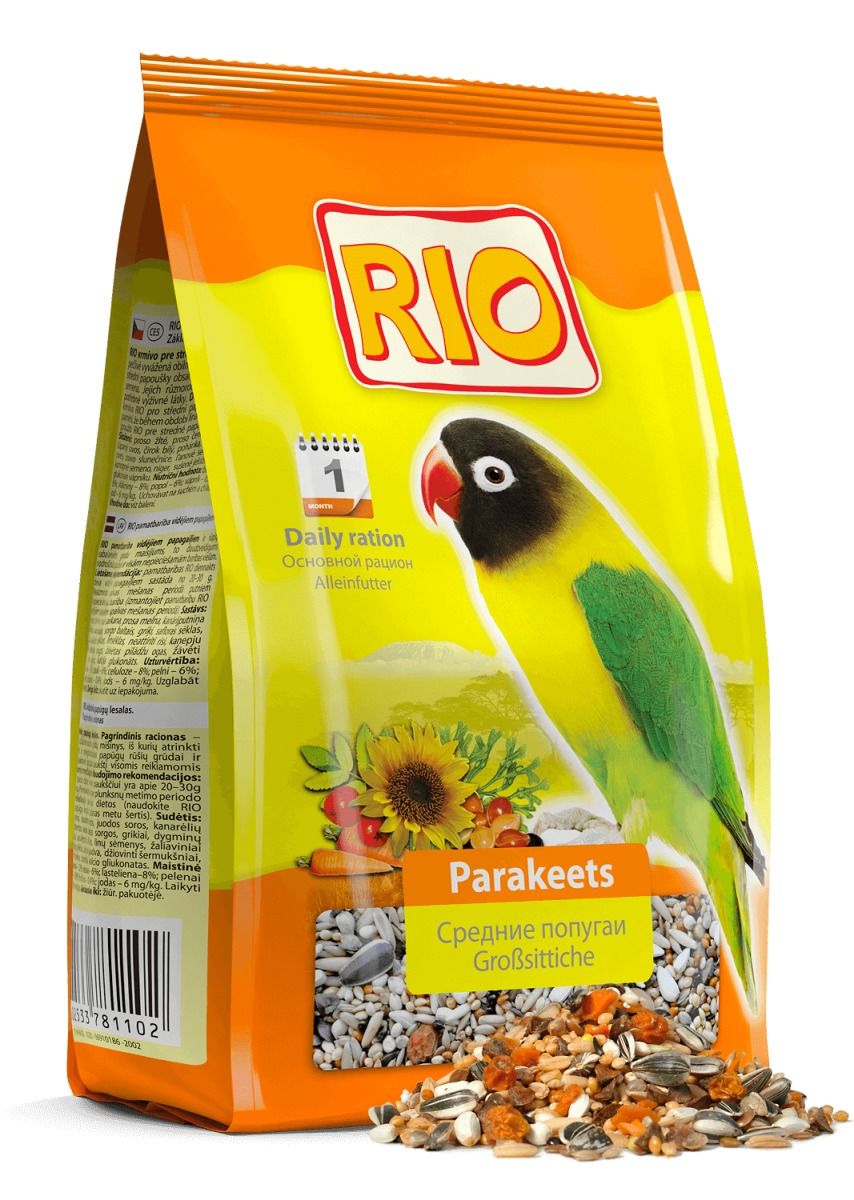 Корм для средних попугаев РИО 1 кг