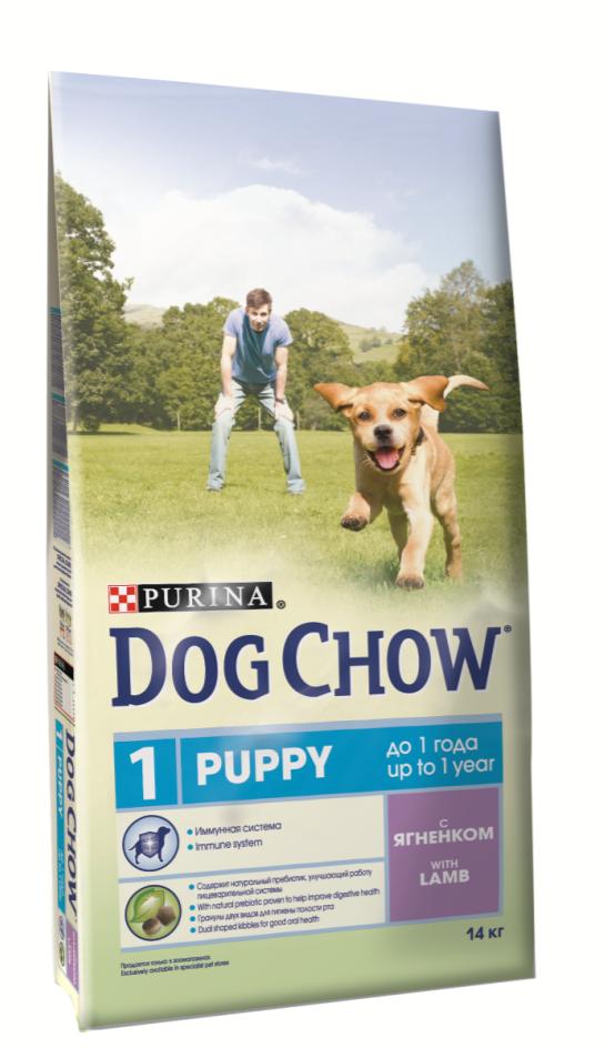 Корм для щенков Dog Chow, с ягненком фото