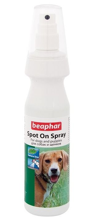 Спрей от блох и клещей для собак и щенков Беафар Spot On фото
