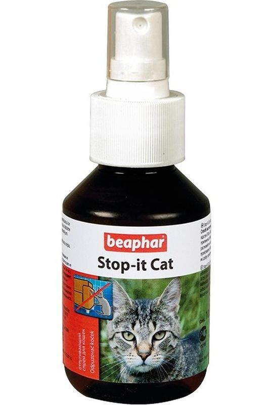 Спрей отпугивающий кошек Беафар STOP IT CAT фото