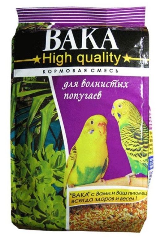 Кормовая смесь для волнистых попугаев Вака High Quality