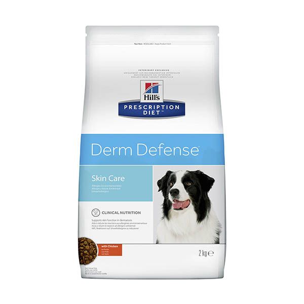 Сухой диетический корм для собак Hill's Prescription Diet Derm Defense Skin Care при аллергии, блошином и атопическом дерматите, с курицей фото