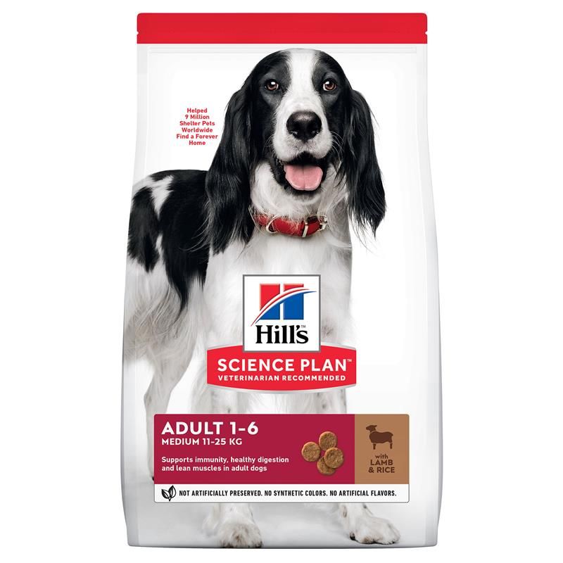 Hill's Science Plan Advanced Fitness сухой корм для собак средних пород ягненок с рисом фото
