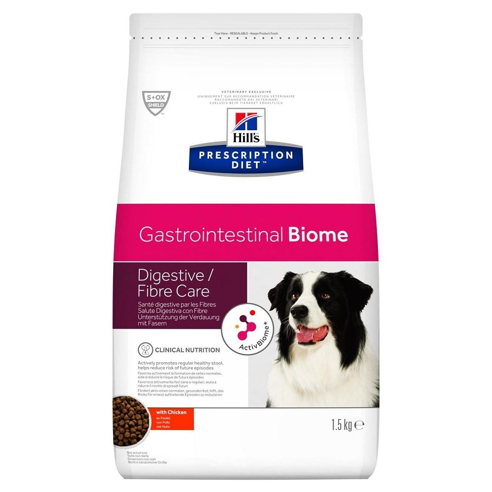 Сухой диетический корм для собак Hill's Prescription Diet Gastrointestinal Biome при расстройствах пищеварения, c курицей 10кг