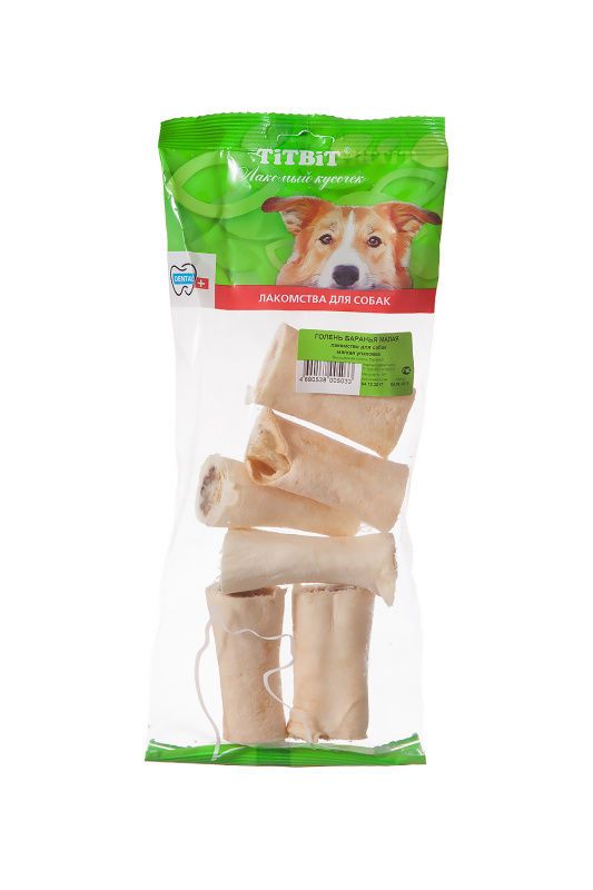 Голень баранья малая TiTBiT для собак в мягкой упаковке