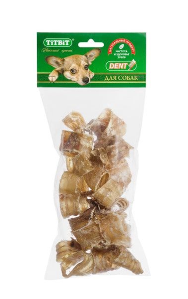 Колечки из трахеи TiTBiT для собак в мягкой упаковке
