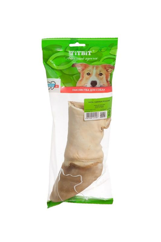 Нога говяжья резаная TiTBiT для собак в мягкой упаковке