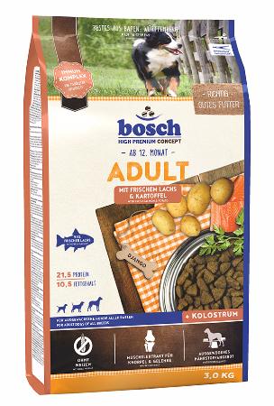 Сухой корм Bosch Adult с лососем и картофелем Для взрослых собак всех пород 3 кг