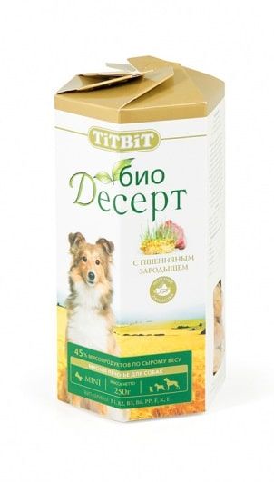 Мини-печенье из зародышей пшеницы TiTBiT для собак