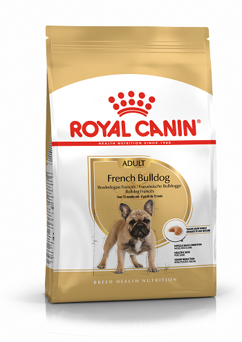 Сухой корм Roal Canin French Bulldog Adult для собак породы французский бульдог от 12 месяцев фото