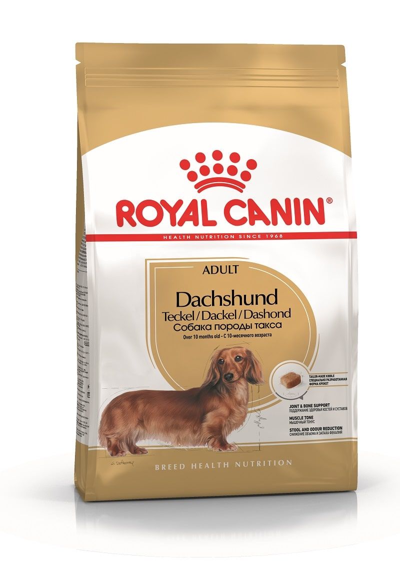 Сухой корм Roal Canin Dachshund Adult для взрослых собак породы такса в возрасте 10 месяцев, 7.5 кг