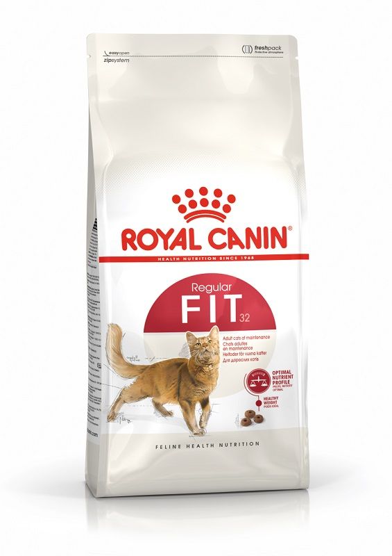 Royal Canin Fit 32 Корм сухой сбалансированный для взрослых умеренно активных кошек от 1 года фото
