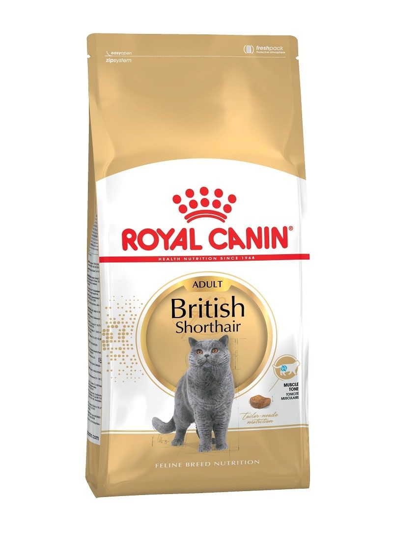 Корм для взрослых британских короткошерстных кошек Royal Canin British Shorthair Adult сухой сбалансированный фото