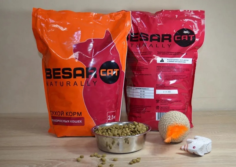 Сухой корм для кошек BESAR 2,5 кг фото