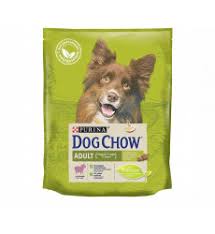 Сухой корм для собак Dog Chow Adult с ягненок и рисом 800г