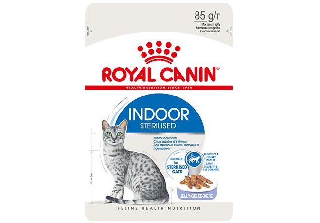 Royal Canin Indoor Sterilized Консервированный корм для домашних кошек (в желе)