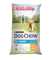 Dog Chow puppy с курицей и рисом 14kg cухой корм для щенков фото