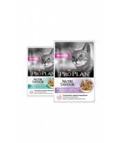 Влажный корм Purina Pro Plan Nutrisavour Delicate для кошек с чувствительным пищеварением со вкусом индейки фото