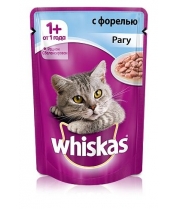 Влажный корм для кошек Whiskas рагу с форелью фото