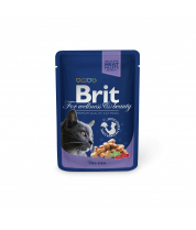 Влажный корм Brit Premium Треска для взрослых кошек фото