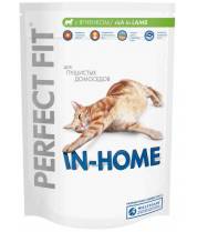 Сухой корм PERFECT FIT IN-HOME для кошек живущих дома со вкусом ягненком фото