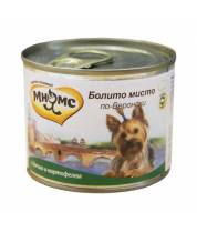 Консерва для мелких пород собак Мнямс дичь с картофелем Болито мисто по-веронски фото