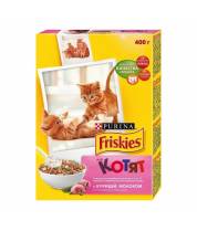 Сухой корм Friskies для котят с курицей, молоком и овощами фото