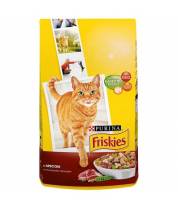 Сухой корм Friskies для взрослых кошек с мясом и полезными овощами фото