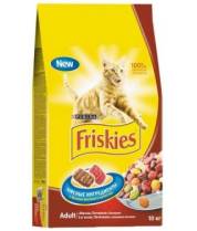 Сухой корм для кошек Friskies с мясом печенью и овощами фото