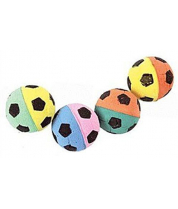 Мяч губка двухцветн. Футбольн (1шт) фото
