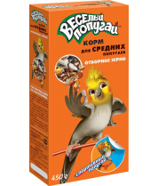 Корм для средних попугаев Веселый попугай отборное зерно фото