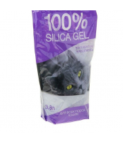 Наполнитель для кошачьего туалета 100% SILIKA GEL силикагелевый фото