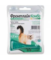 Фронтлайн Комбо для кошек и хорьков – для защиты от клещей, блох в форме капель фото