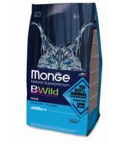 (НЕТ В НАЛИЧИИ)Сухой корм для взрослых кошек Monge BWild Cat Anchovies с анчоусами 1.5 кг фото