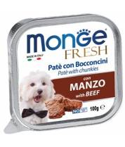 Консервы для собак Monge Dog Fresh говядина фото