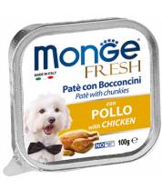 Консервы для собак Monge Dog Fresh курица фото