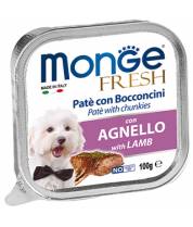 Консервы для собак Monge Dog Fresh ягненок фото