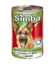 Консервы для собак Simba Dog кусочки мяса фото