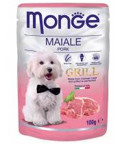 Корм для собак Monge Dog Grill Pouch паучи свинина 100 г фото
