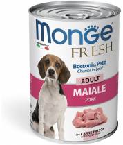 Консервы Monge Dog Fresh Chunks in Loaf мясной рулет свинина фото