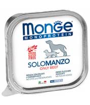 Консервы Monge Dog Monoproteico Solo паштет говядина фото