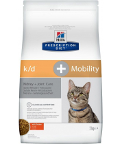 Сухой диетический корм для кошек Hill's Prescription Diet k/d, Mobility Kidney, Joint Care для поддержания здоровье почек и суставов фото