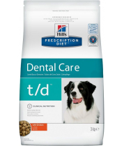 Сухой диетический корм для собак Hill's Prescription Diet t/d Dental Care для поддержания здоровья полости рта, с курицей фото