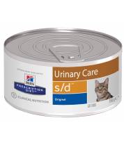 Влажный диетический корм для кошек Hill's Prescription Diet s/d Urinary Care при профилактике мочекаменной болезни (мкб) фото