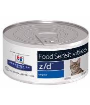 Влажный диетический корм для кошек Hill's Prescription Diet z/d Food Sensitivities при пищевой аллергии фото