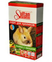 Султан для кроликов Трапеза с овощами 400гр фото