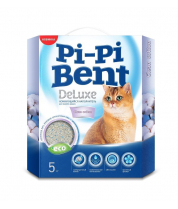 Наполнитель комкующийся для туалета кошек Pi-Pi Bent DeLuxe Clean Cotton (Пи-Пи Бент Делюкс Чистый хлопок) фото