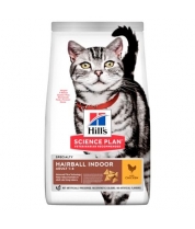 Hill's Science Plan Indoor Cat сухой корм для домашних кошек с курицей фото