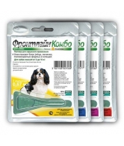 Фронтлайн Комбо для собак 2-10 кг (S) – для защиты от клещей, блох в форме капель фото
